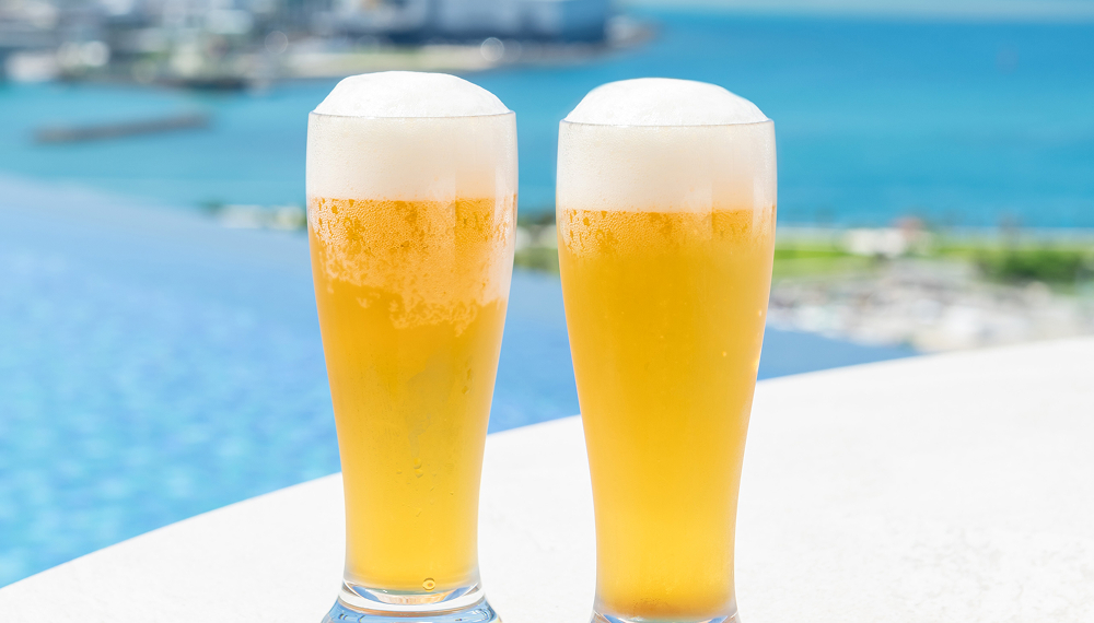 朝から生ビール三昧！クラブフロアを満喫