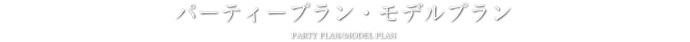 謝恩会・卒業記念パーティー - パーティープラン・モデルプラン