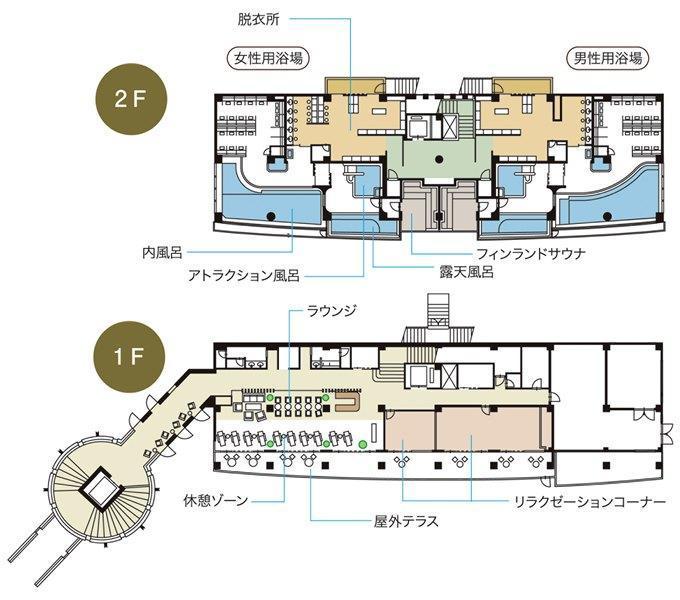 温泉見取図