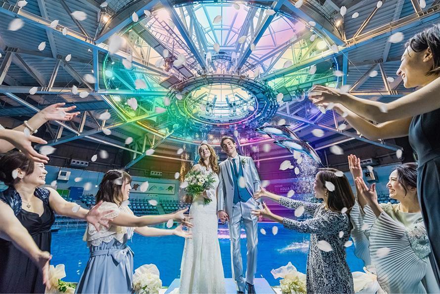【毎日開催】水族館見学ツアー付のオンリーワンな水族館ウエディング