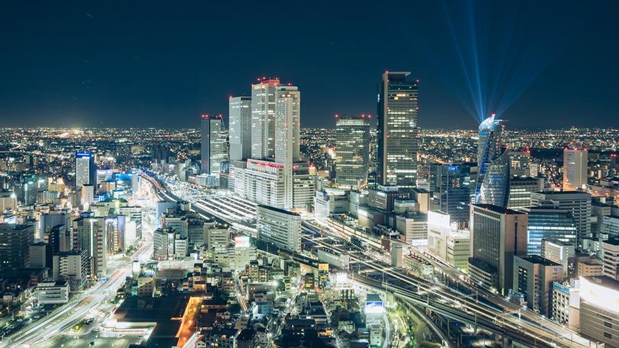名古屋駅側の眺望