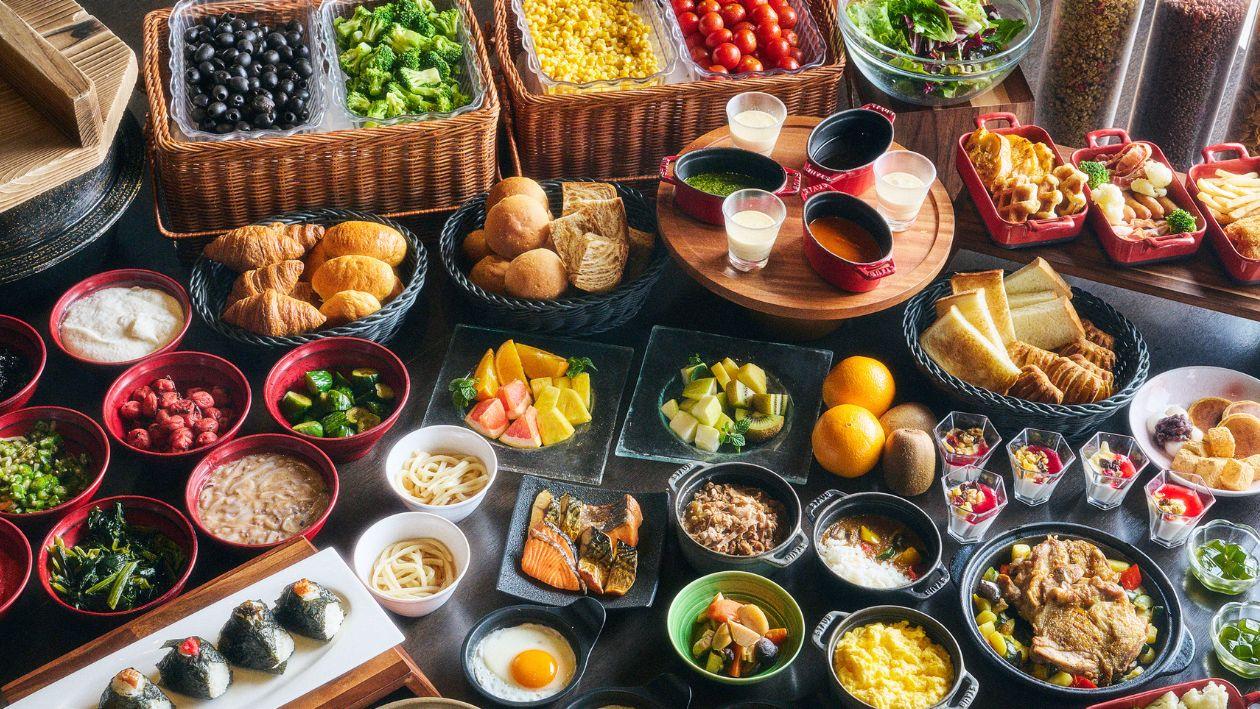 品川プリンスホテル メインタワー 1F「LUXE DINING HAPUNA」の朝食ビュッフェ