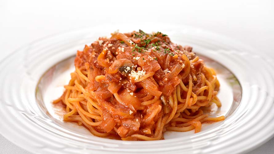 川奈ホテルルームサービス『スパゲッティナポリタン』