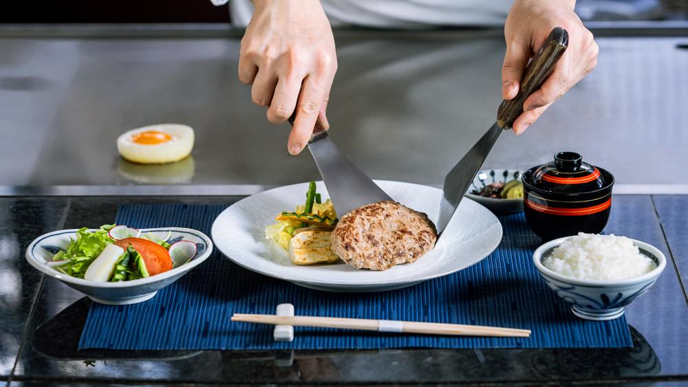 国産牛ハンバーグランチ「輝」￥4,200