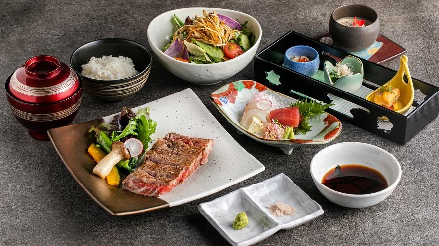 和牛サーロインステーキ御膳　￥6,500