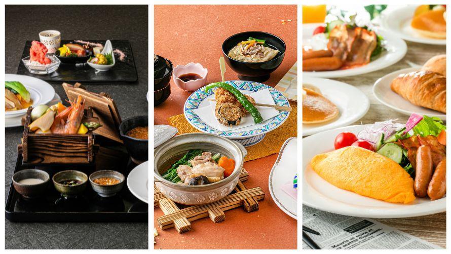 選べる夕食と朝食ブッフェ付きステイプラン