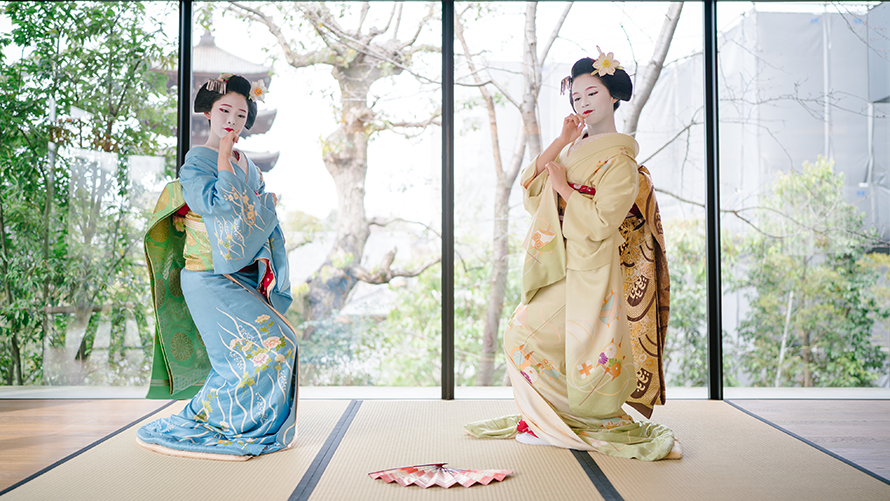 舞妓パフォーマンスやTea ceremonyなど、日本の伝統文化にふれる体験を。