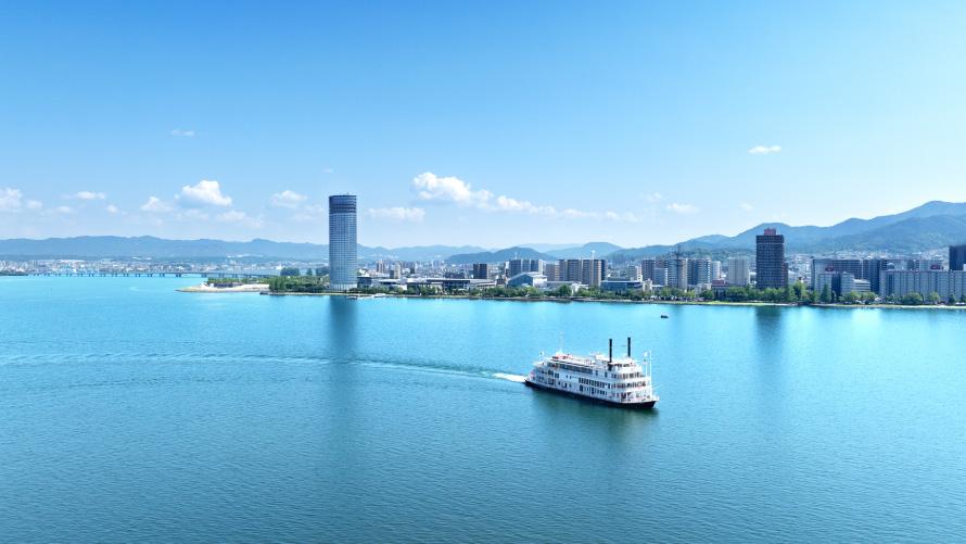 びわ湖の自然環境を守り続けます。