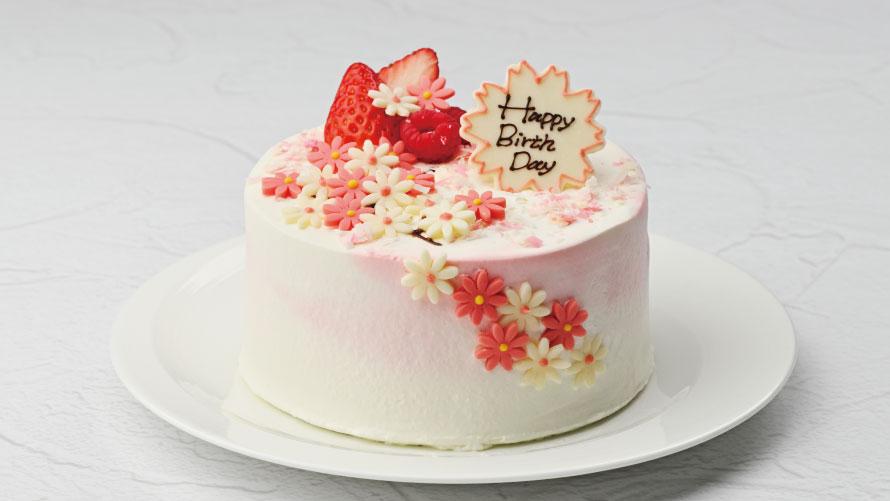 記念日お祝いケーキ『花祝(はなしゅく)～Floral Anniversary Cake～』イメージ