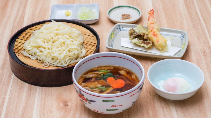 やまと豚の肉汁付けうどん　画像