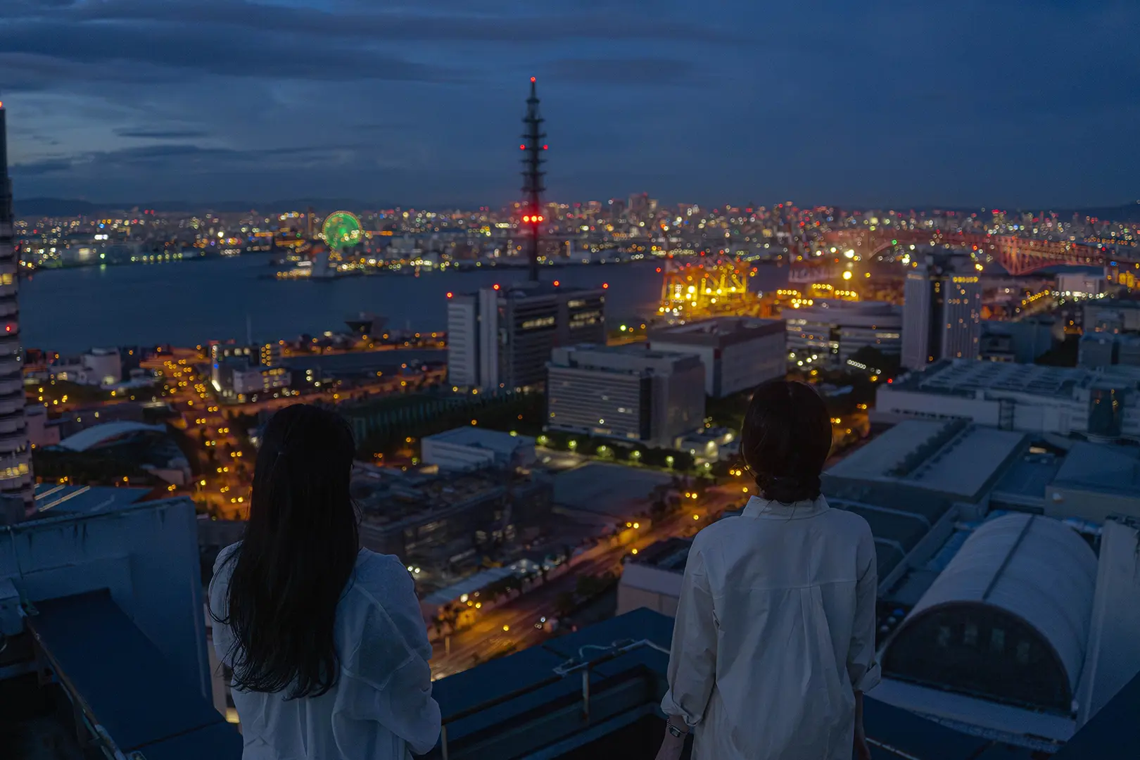 ホテルからの夜景
