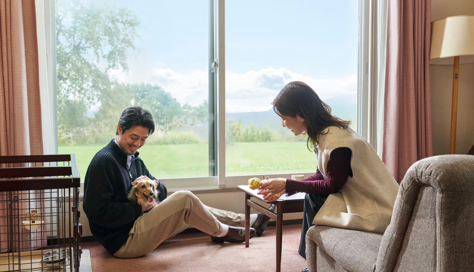 部屋にワンちゃんだけを留守番させることはできますか？