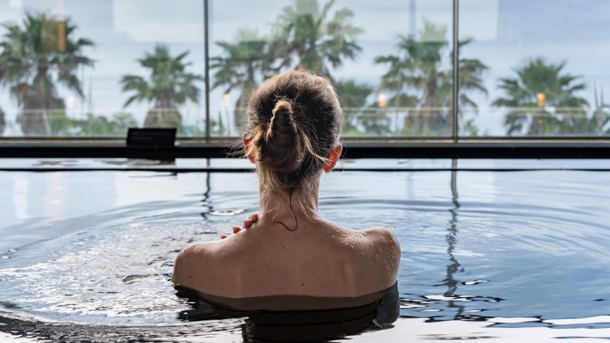 滞在中、「THERMAL SPA S.WAVE」3F温泉フロアをご利用いただけます。