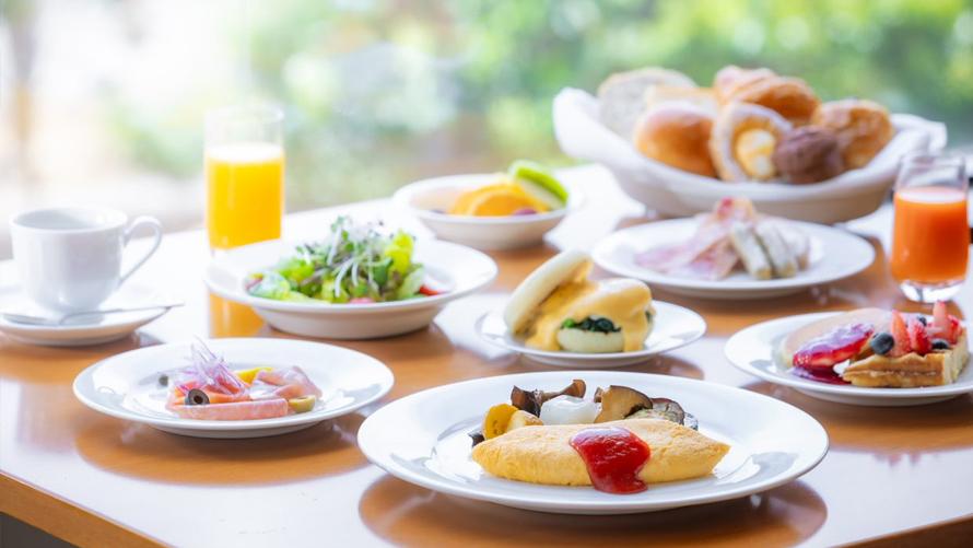 50種類以上！カスタマイズが楽しい和洋食の朝食ブッフェ