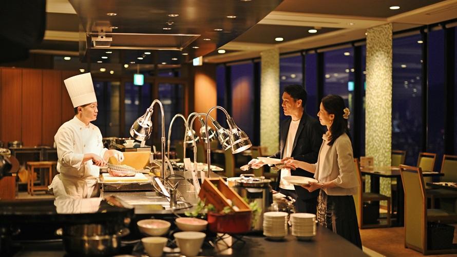 フリーフロー付きディナーブッフェ 