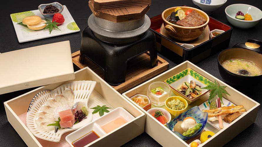 夕食コース「懐石重」2026初夏