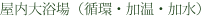 屋内大浴場（循環・加温・加水）